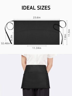 Syntus waist apron side pockets in action for quick access to tools.