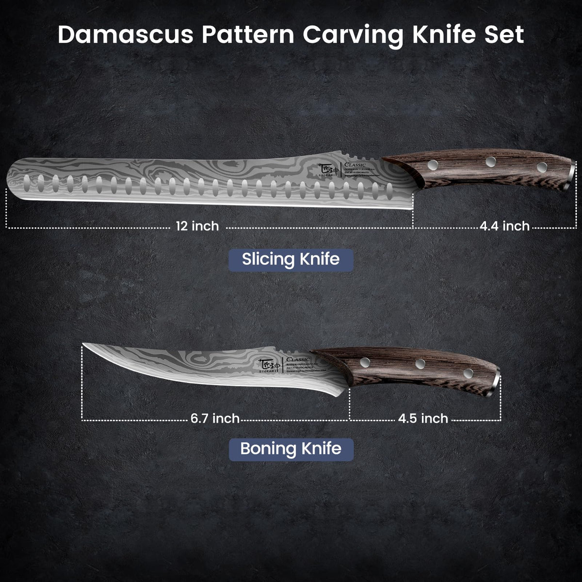 SYOKAMI flexible boning knife 6.7-inch for clean deboning