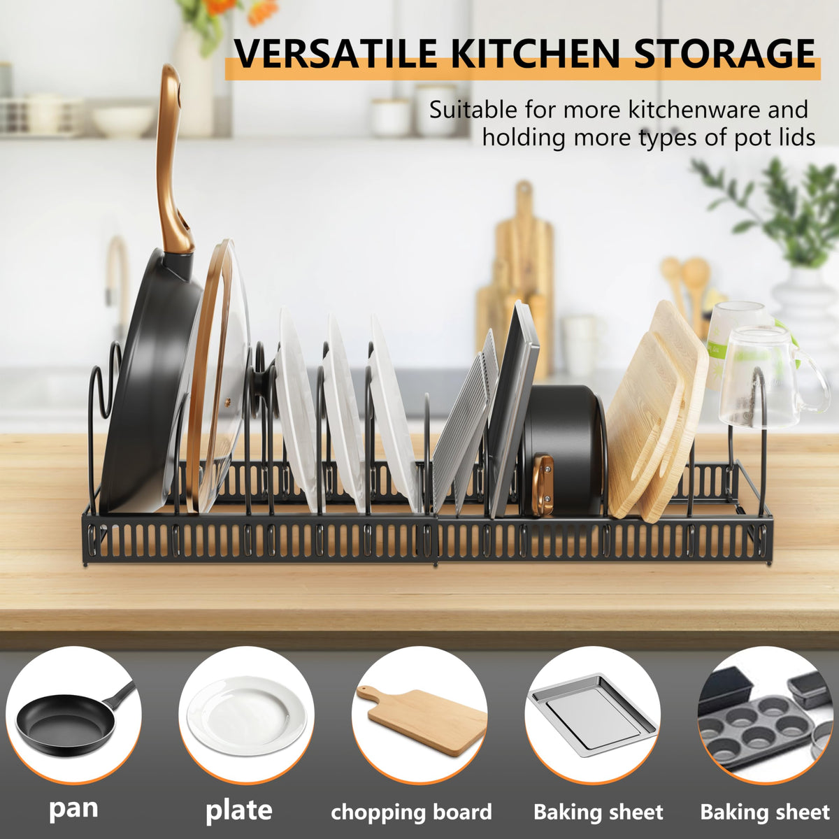 SYOOUYRE rustproof metal construction endures busy kitchen use