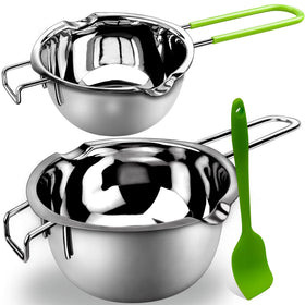 Sysmie 1000ml double boiler pot for large-batch melting of chocolate and sauces