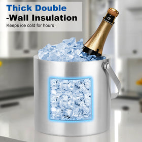 SYTOIGH ice bucket handle enables easy transport to parties without spills