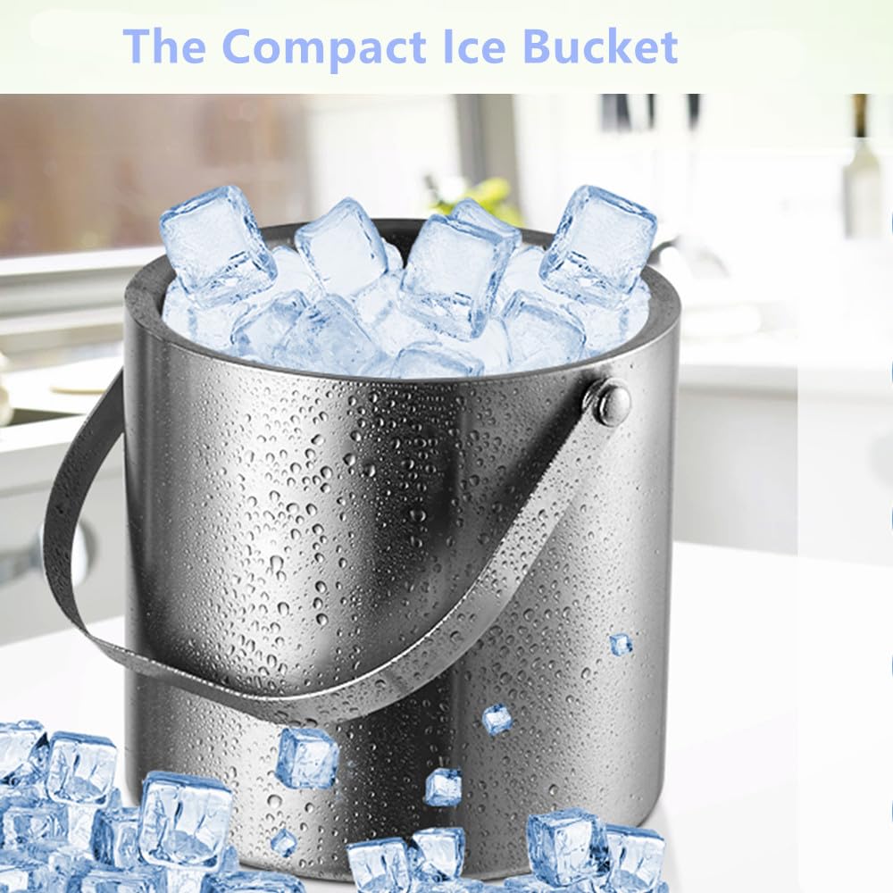 SYTOIGH compact storage ice bucket fits small spaces