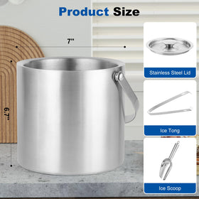 SYTOIGH portable ice bucket suitable for kitchens, patios, and boats
