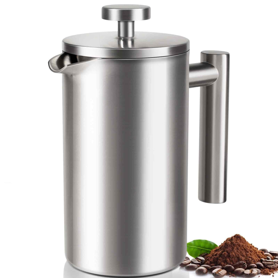 SZHETEFU French press 34oz capacity for sharing rich coffee at home