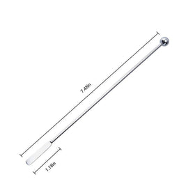 SZLFSX stainless stir stick for coffee or cocktails, sturdy and easy to clean.