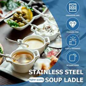 SZLFSX extra heavy weight spoon provides a sturdy grip at the table.
