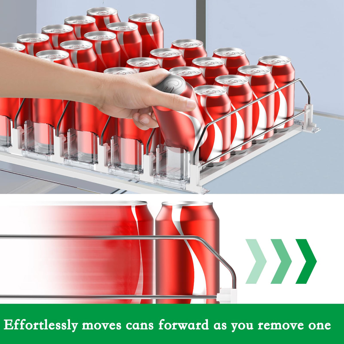SZNLZQ adjustable-width organizer fits multiple can sizes.
