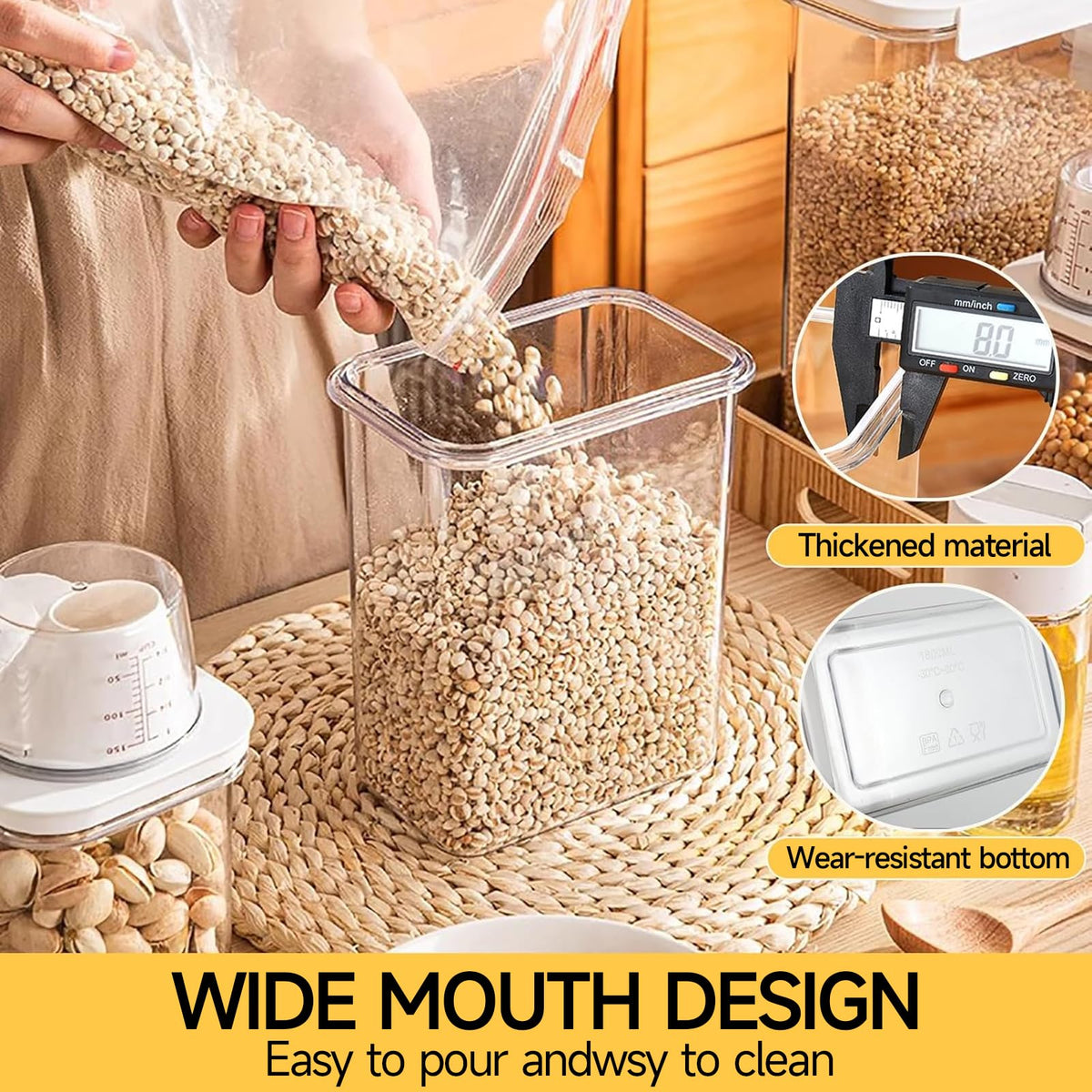 SZRUNZHU compact footprint fits small counters.