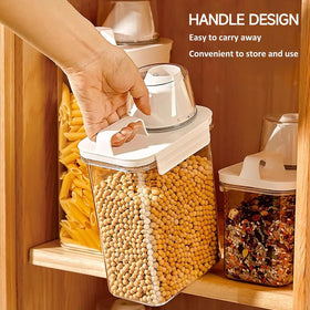 SZRUNZHU pantry organizer for cereals, rice, pasta.
