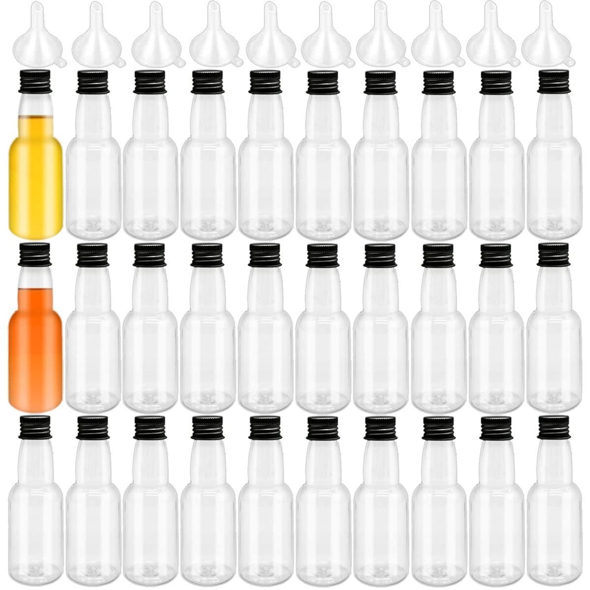 Szsrcywd mini bottle 50ml with black cap for spill-free storage.