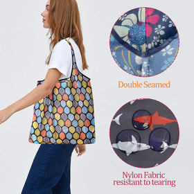 SZUAH set of 10 bag patterns in vibrant colors.