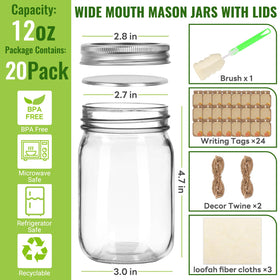 SZUAH two-piece metal lid with gasket enabling airtight freshness