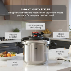 Adjustable steam valve on Clipso for precise cooking control