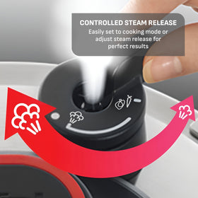 Recipe book included with T-Fal Clipso 6.3qt cooker