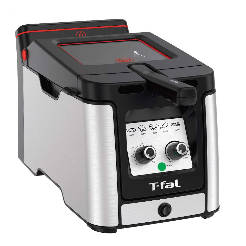 T-Fal Deep Fryer viewing window allows monitoring fry progress while preserving temperature