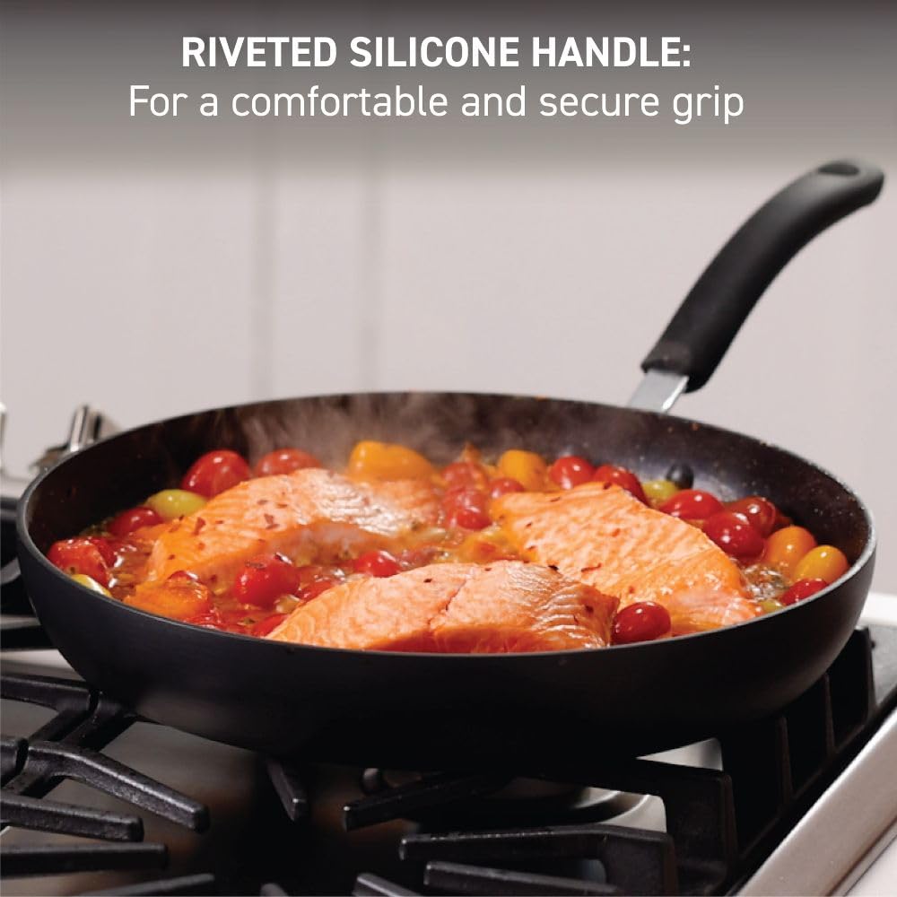 T-Fal dishwasher-safe cookware for effortless cleaning after meals.