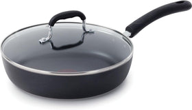 T-Fal Experience non-stick fry pan front view delivers even heating for quick meals.