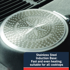 T-Fal Experience induction-safe base works across all heat sources.