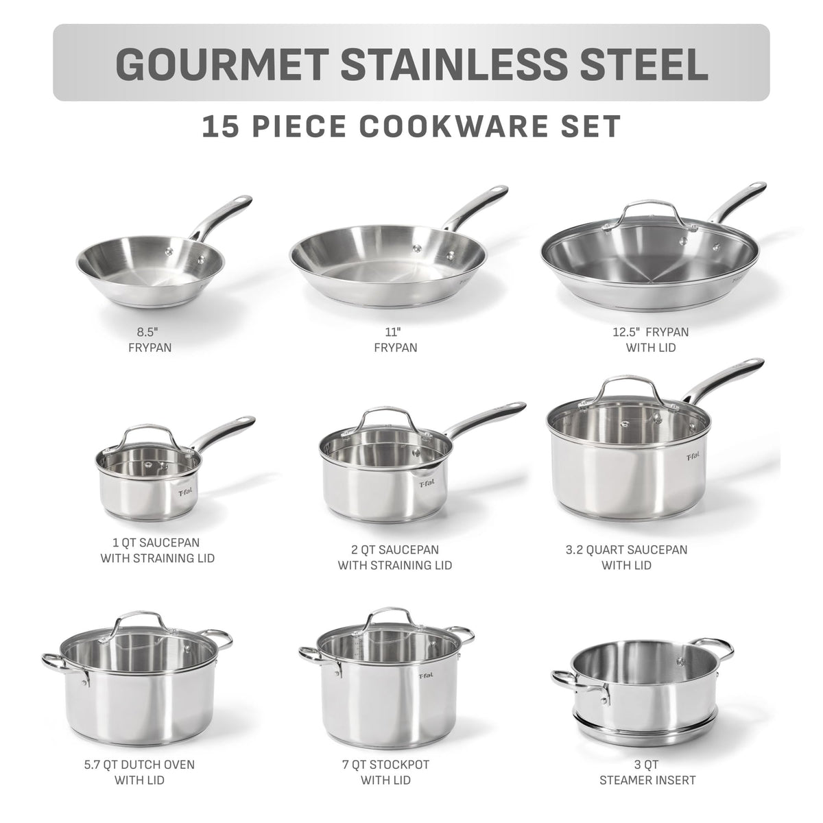 T-Fal Gourmet 11-inch frypan ideal for sautéing and browning