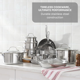 T-Fal Gourmet 12.5-inch covered frypan with lid for simmering