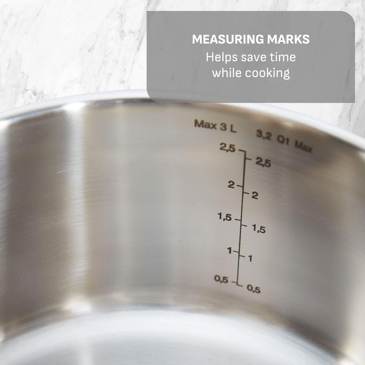 T-Fal Gourmet 3.2-quart covered saucepan for simmering