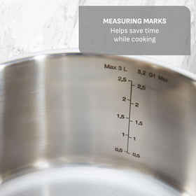 T-Fal Gourmet 3.2-quart covered saucepan for simmering