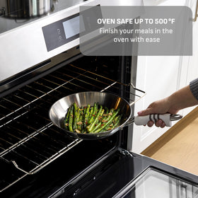 T-Fal Gourmet pans are dishwasher-safe for easy cleanup after meals