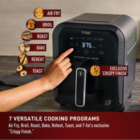 T-Fal Infrared Air Fryer quiet operation during cooking