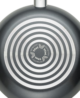 T-Fal Initiatives 18-piece set with frypans and Dutch oven.