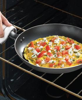 T-Fal Initiatives dishwasher safe convenience for busy kitchens.