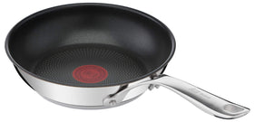 T-Fal Jamie Oliver Cooks Direct 28cm pan ideal for family meals.