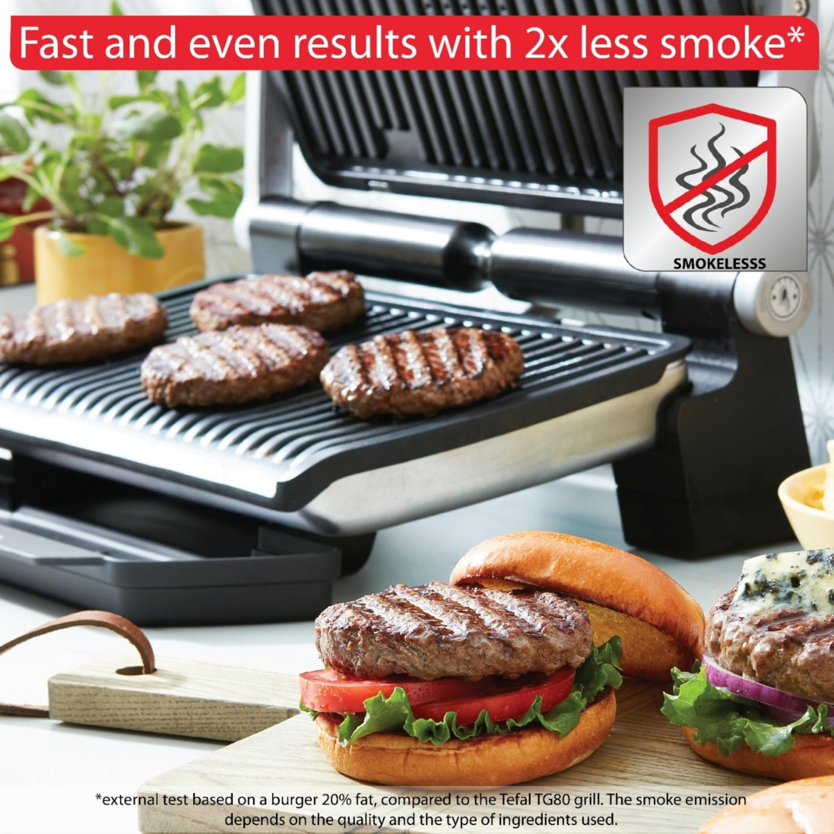 T-Fal OptiGrill XL frozen mode revives flavor from frozen ingredients