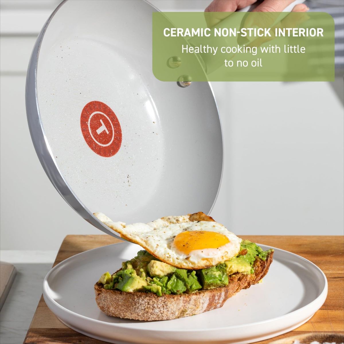 T-Fal Refresh 10.5-inch fry pan with durable nonstick for low-oil meals