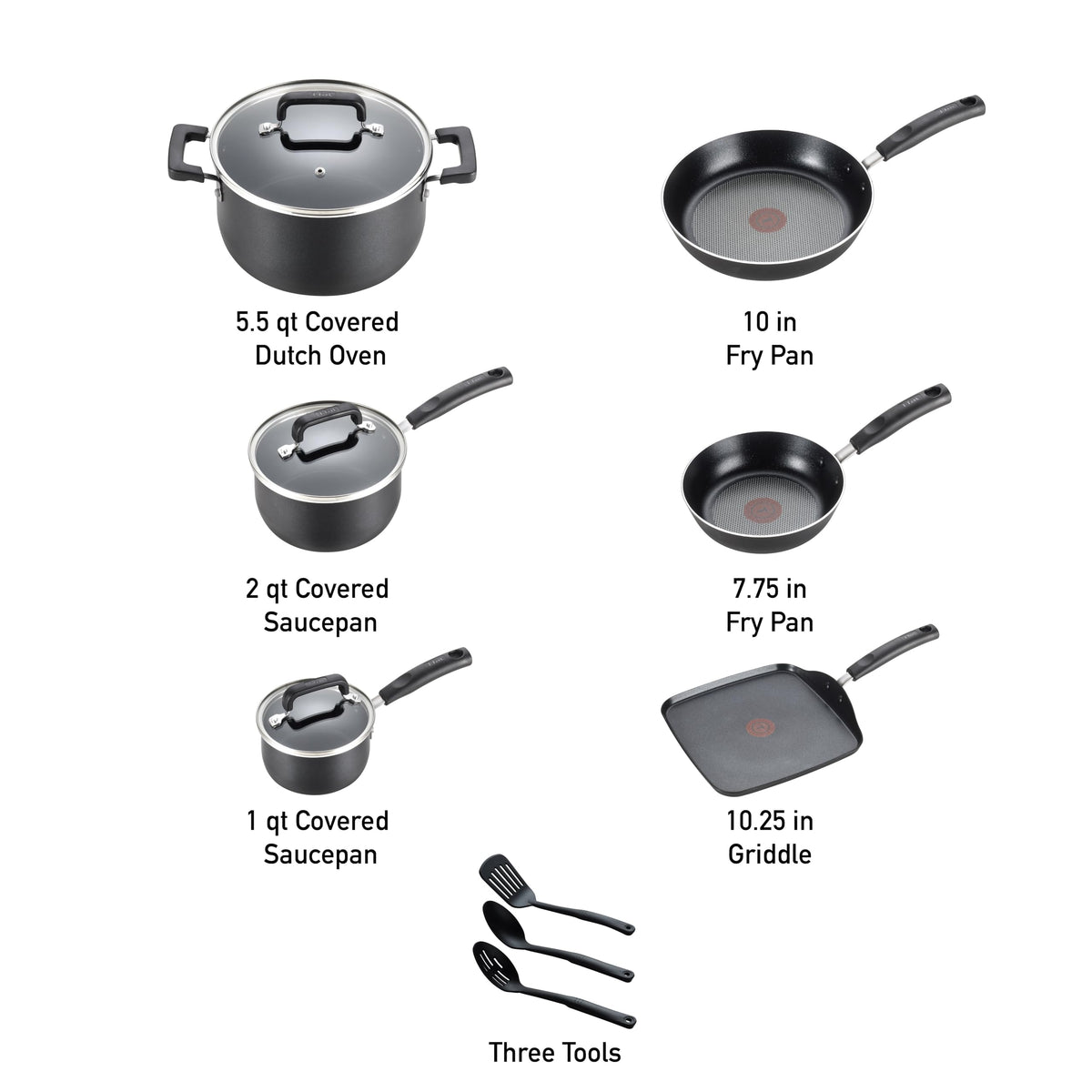 T-Fal Signature 11-inch frypan with even heat for browning