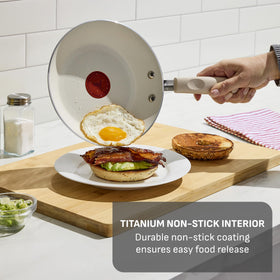 T-Fal Signature 7.75-inch frypan ideal for quick sauté tasks.