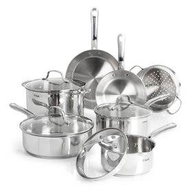 T-Fal stainless steel 8-inch frypan for quick searing and frying