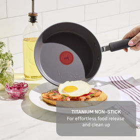 T-Fal Ultimate 1-quart saucepot designed for precise simmering.