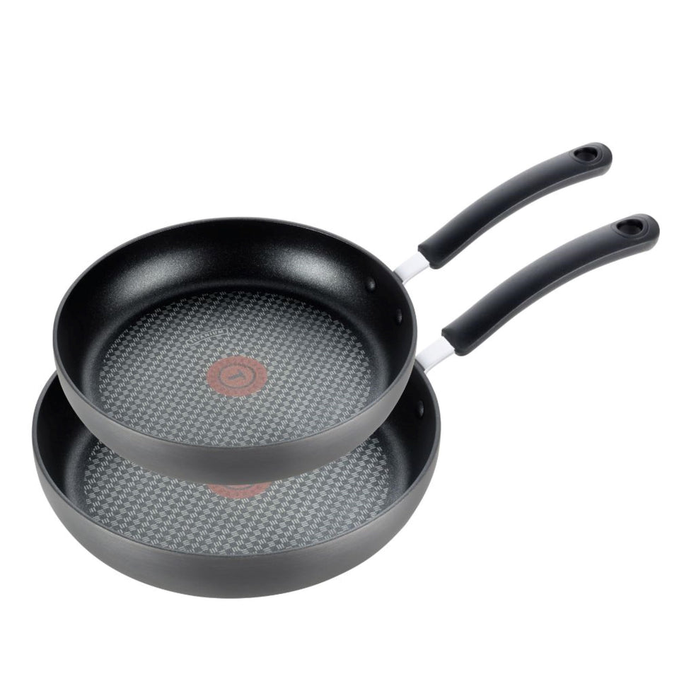 T-Fal Ultimate hard anodized 10-inch fry pan for even heating and easy release.