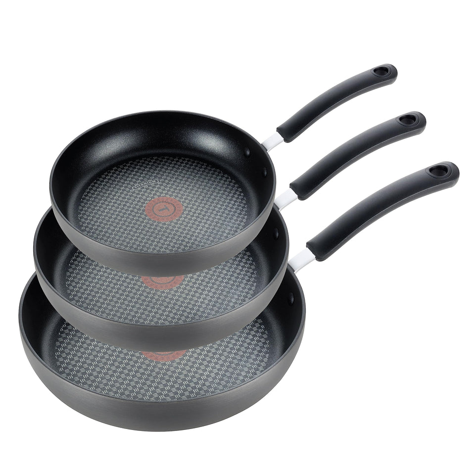 T-Fal Ultimate hard anodized 8-inch fry pan for quick, even searing.