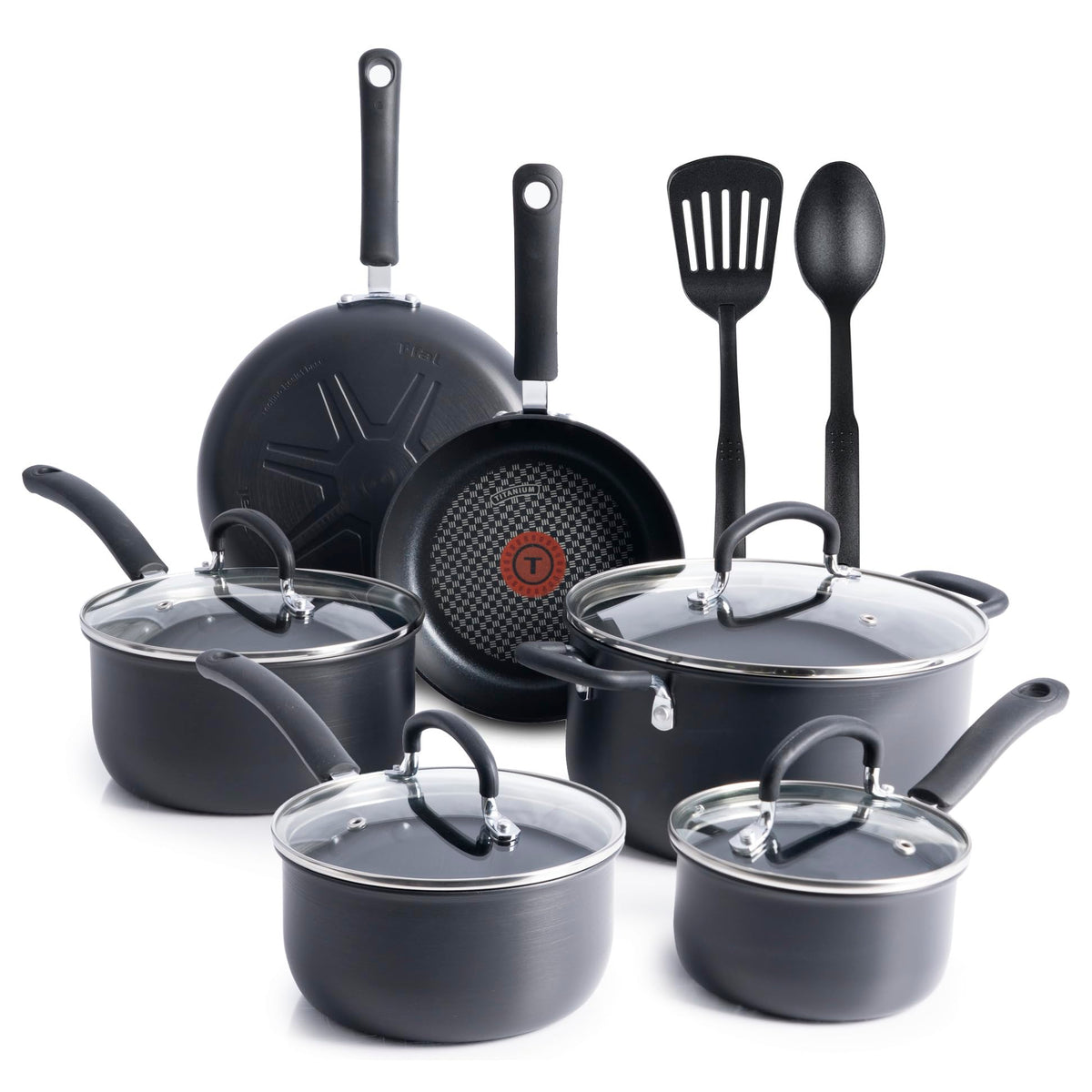 T-Fal Ultimate Hard Anodized 8-inch fry pan for quick searing and easy cleanup