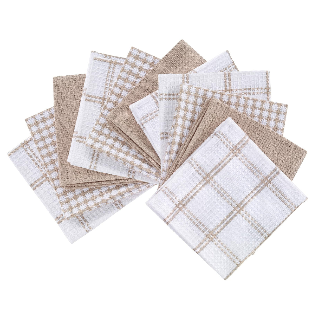 T-Fal waffle cloth close-up shows waffle texture for high absorbency.