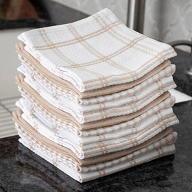T-Fal waffle cloths stored in a kitchen drawer for easy access.