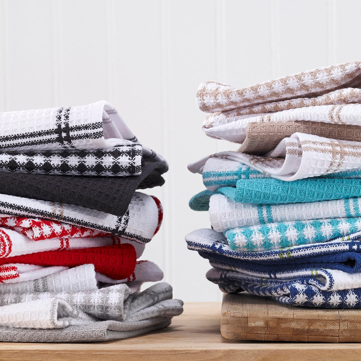 T-Fal waffle cloths ready for daily cleaning and washing.