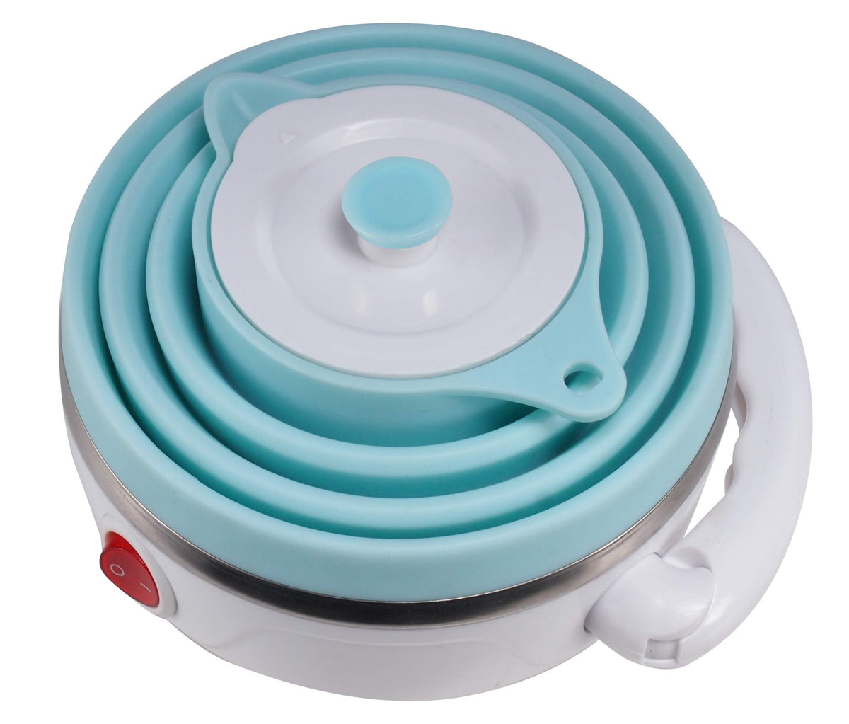 T-magitic blue dual-voltage kettle for worldwide travel.
