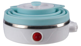 T-magitic blue compact kettle ideal for packing in luggage.