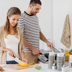TAAMOG kitchen organization setup for streamlined prep and canning