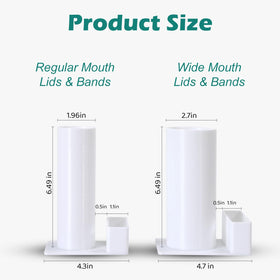 TAAMOG wide-mouth lid organizer provides quick access during canning
