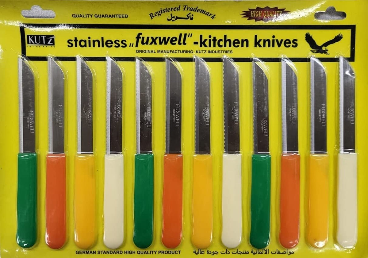 Tabakh by Fuxwell multi-purpose kitchen knife set with precision blades for versatile chopping