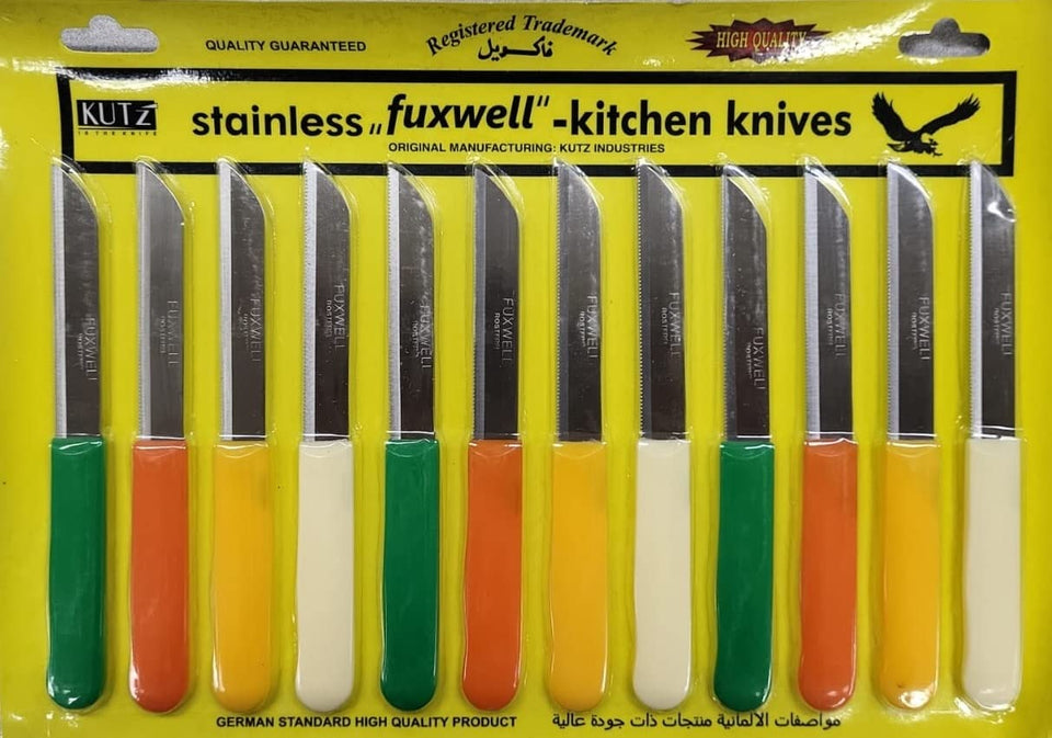 Tabakh by Fuxwell multi-purpose kitchen knife set with precision blades for versatile chopping