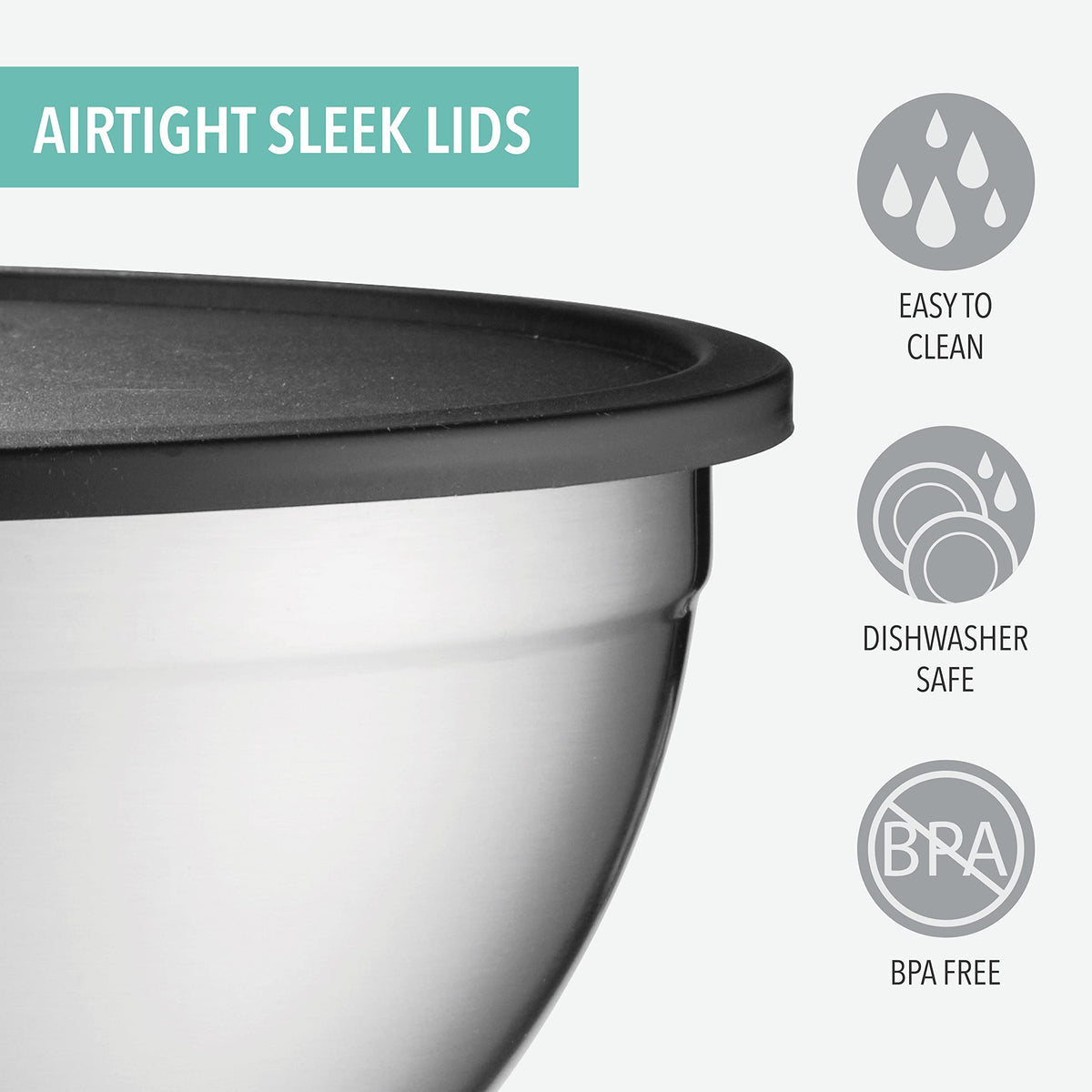 Table Concept BPA-free lids seal freshness for fridge storage